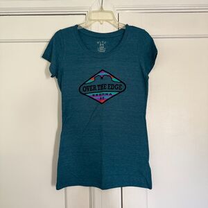 OVER THE EDGE BIKE/BICYCLE SHOP Women's T-Shirt Size L